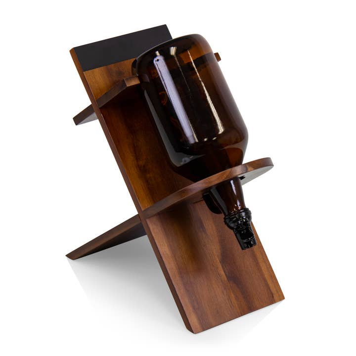 Picnic Time Family of Brands - Wholesale Beer/Wine Caddy - Growler Stand with 64oz Glass Growler11