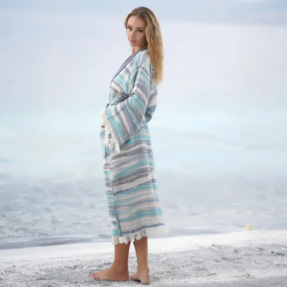 Bagno Milano - Vente Peignoir – femme - Collection de peignoirs et ponchos en peshtemal bio Bagno Milano52
