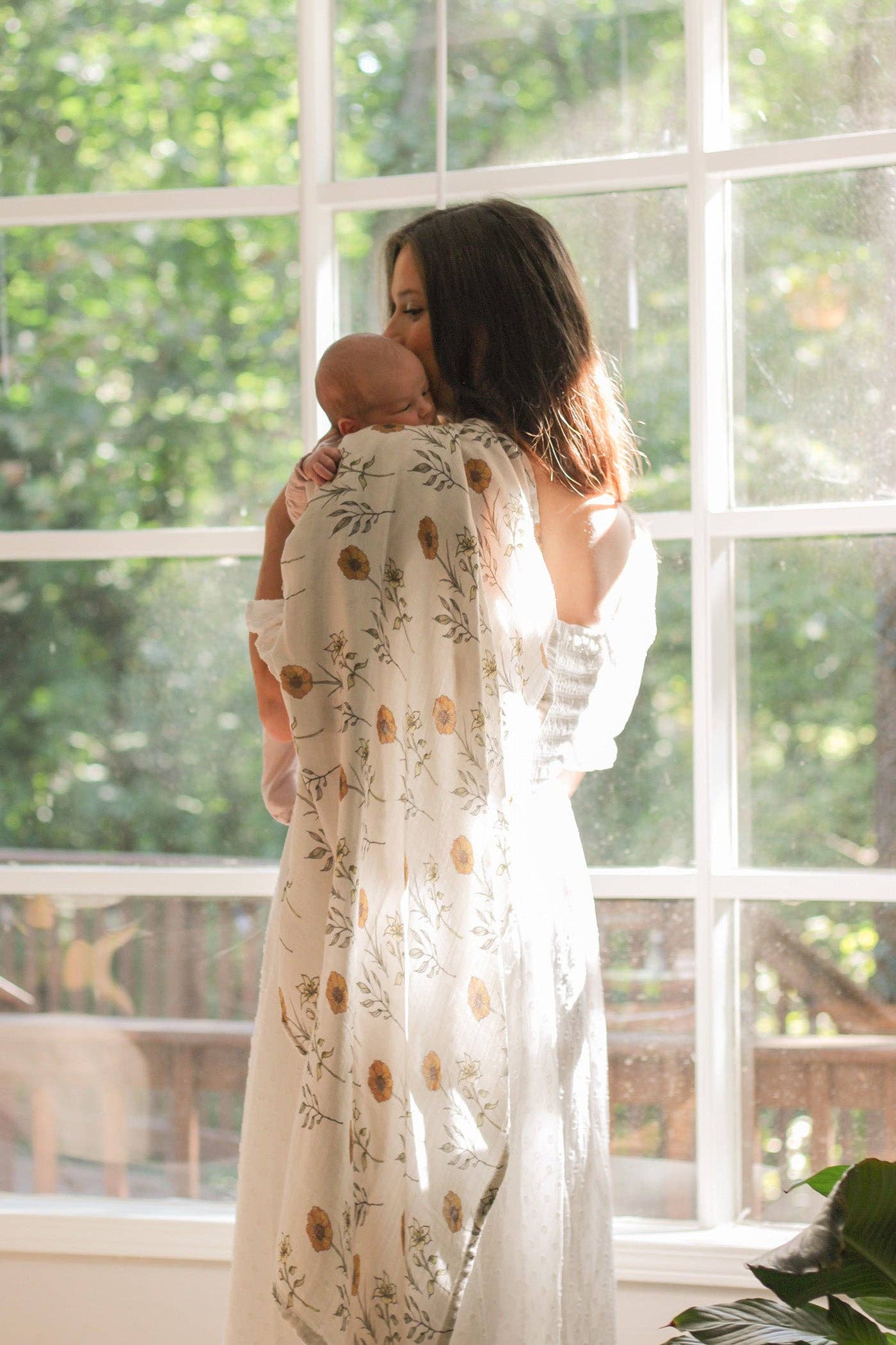 January Jane Shop - Wholesale Swaddle - Baby - Holy Family Muslin Swaddle Blanket1