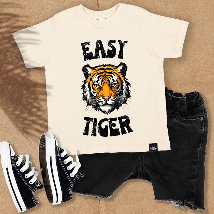 Sonrise State - Wholesale Screen Printed T-Shirt - Kids - Easy Tiger Boy's T-Shirt for Baby boy, Toddlers, and Youth1