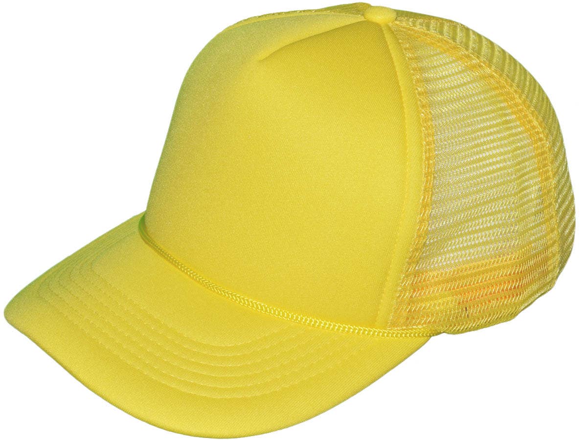 Buck Wholesale – Großhandel Trucker-Cap – Unisex – Buck Wholesale Schlichte Schaumstoff-Trucker-Caps mit Netzrückseite, mittleres Profil (44 Farben)26