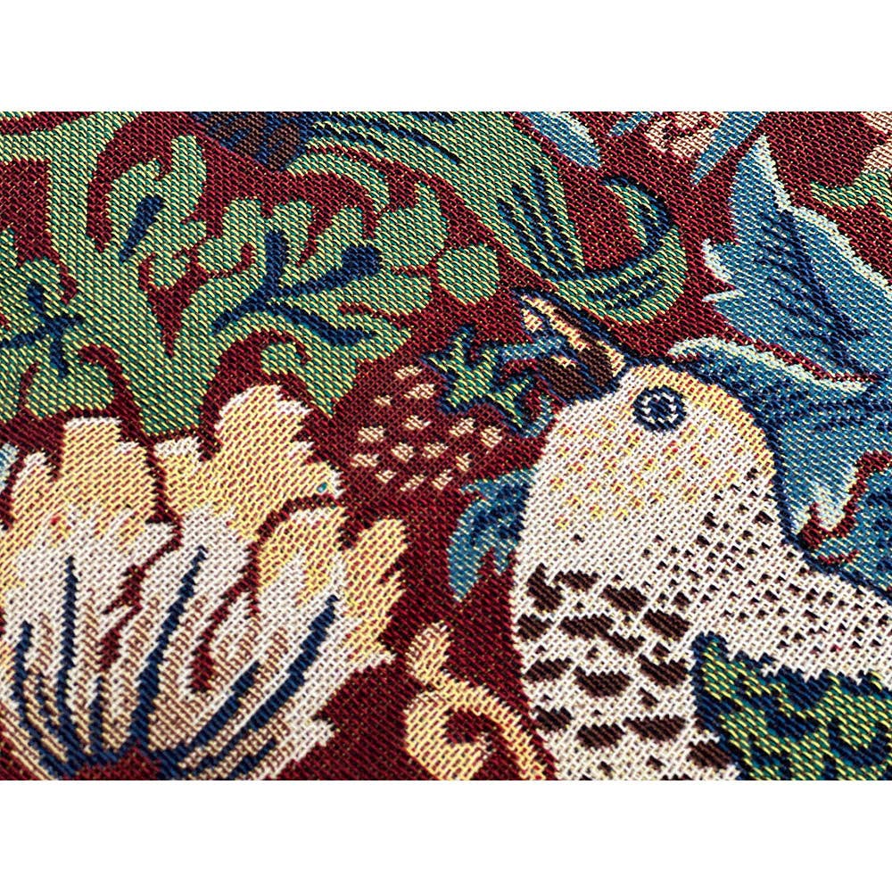 Signare Tapestry - Venta al por mayor Tapices/telas - Tapiz William Morris Strawberry Thief Rojo - Colgante de Pared5