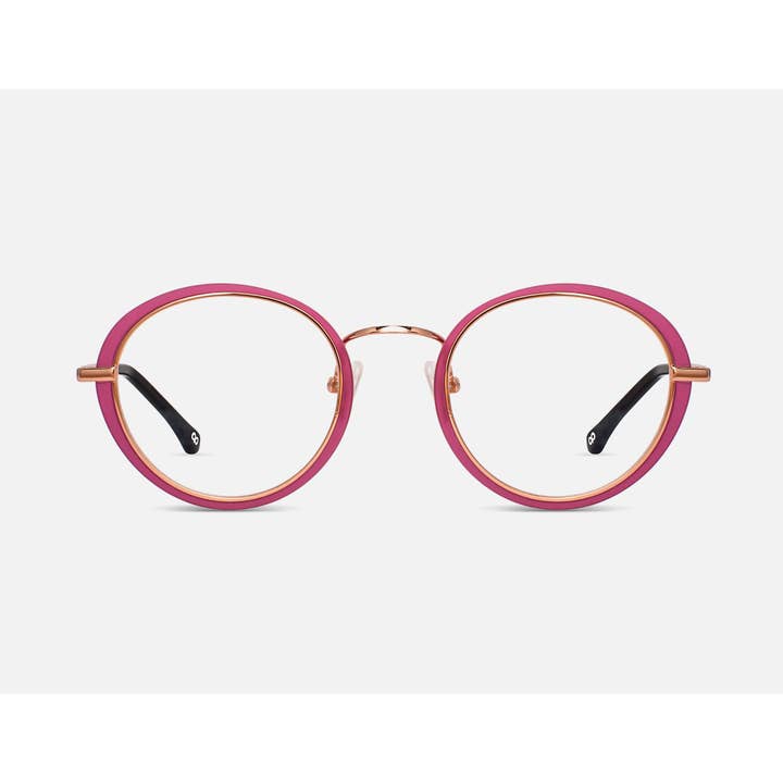 Vanessa Shiny Guld & Lyserøde Solbriller for engroshandel hos KYPERS EYEWEAR