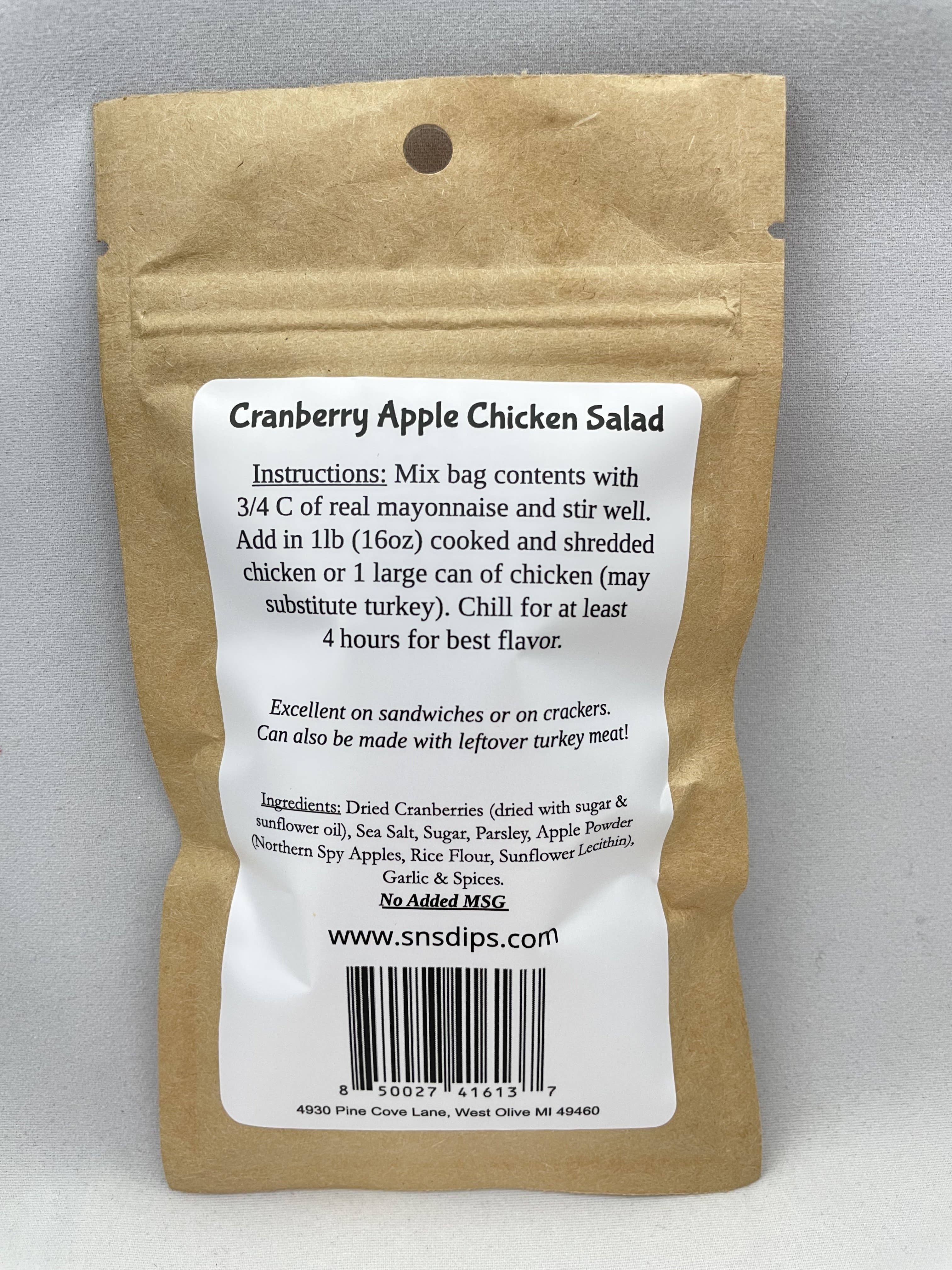 SnS Dips - Wholesale Dip - Cranberry Apple Chicken Salad Mix1