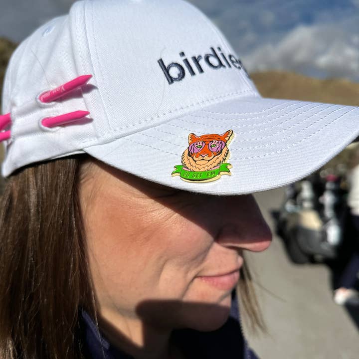 Birdie Girl Golf - Wholesale Sporting Accessories - Go Get 'Em Tiger Golf Ball Marker with Magnetic Hat Clip3