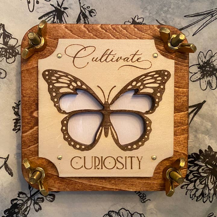 Handmade Butterfly Flower Press Makes a Great Mindful Gift for wholesale by Holly Hills Lane