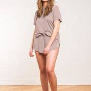 LATTELOVE - Wholesale Sleepwear Set - Women's - Silky Soft PJ Short Set0