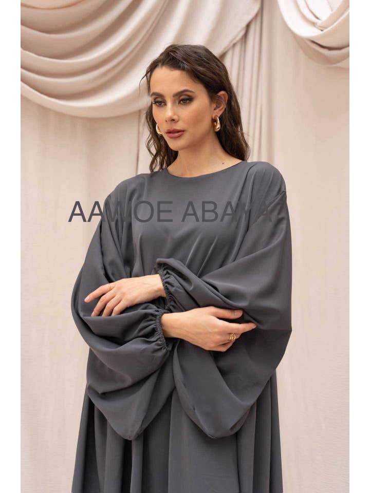 Aawoe Abaya - Wholesale Dress - Women's - Elegant Abaya Dress - 2466-ROB37