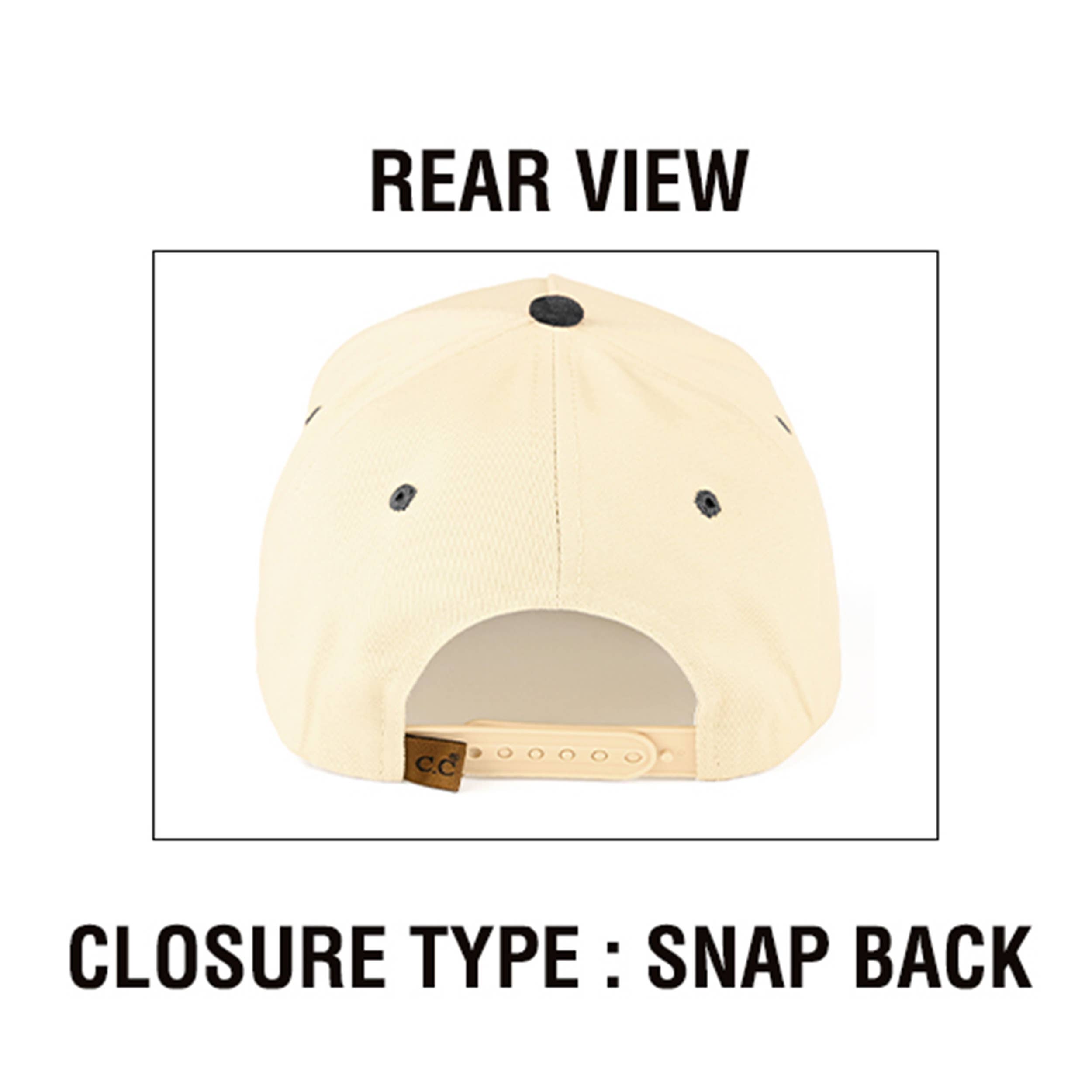 Hana – Engroshandel Trucker hat - Dame – C.C Ruskind Bill To-farvet Trucker Snapback Kasket6