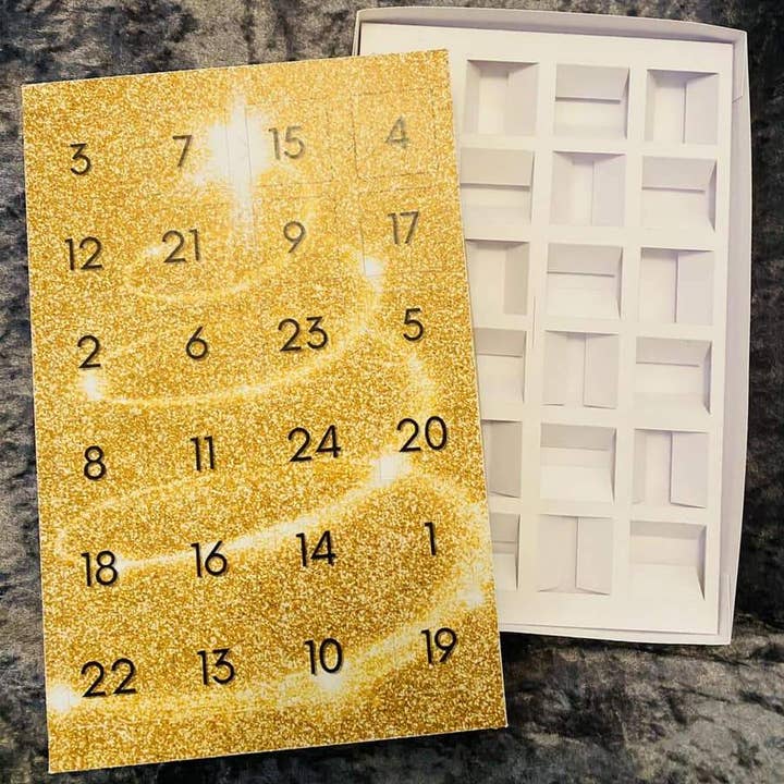 Advent Calendars Gold Tree - PRE ORDER for wholesale by Melt into Scent