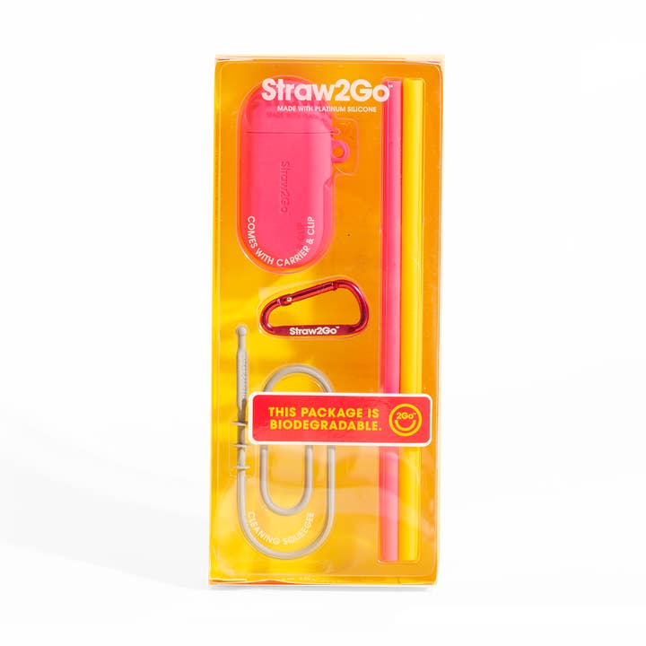 Straw2Go Silicone Straws Kit for wholesale by Wine2Go
