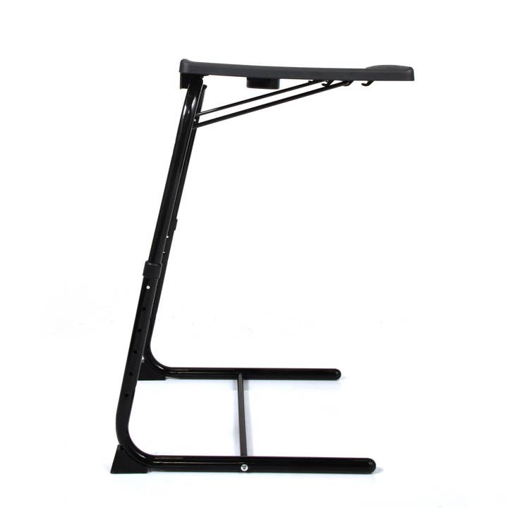 Hard Rock Health Stores - Vente Tables d'appoint - Plateau TV réglable avec porte-gobelet ; table de dîner pliable avec 6 réglages de hauteur et 3 angles d'inclinaison3