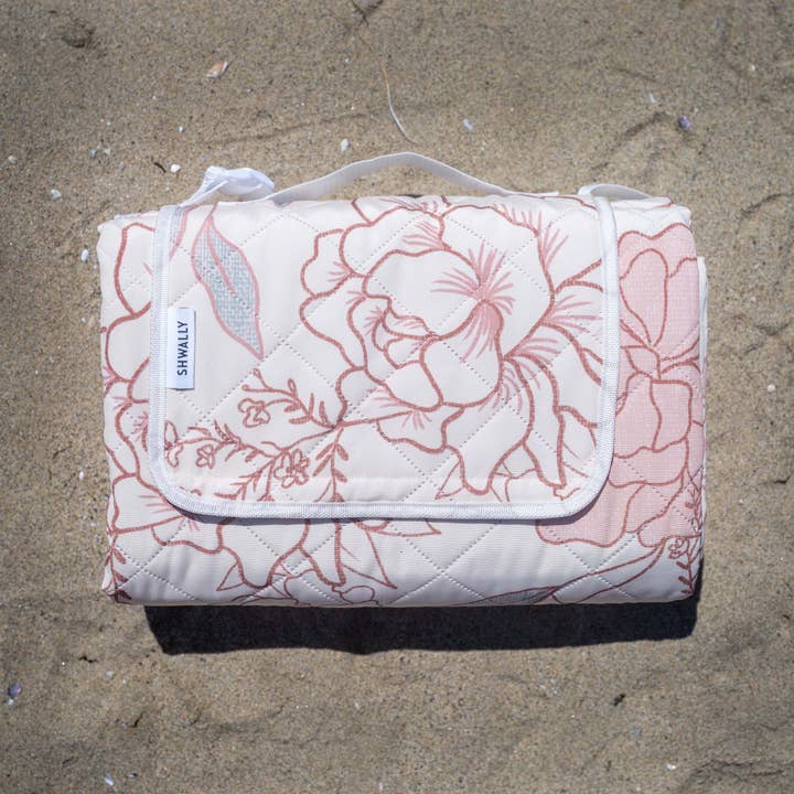 The Shwally Picnic Blanket - Sunset Rose for wholesale by Shwally