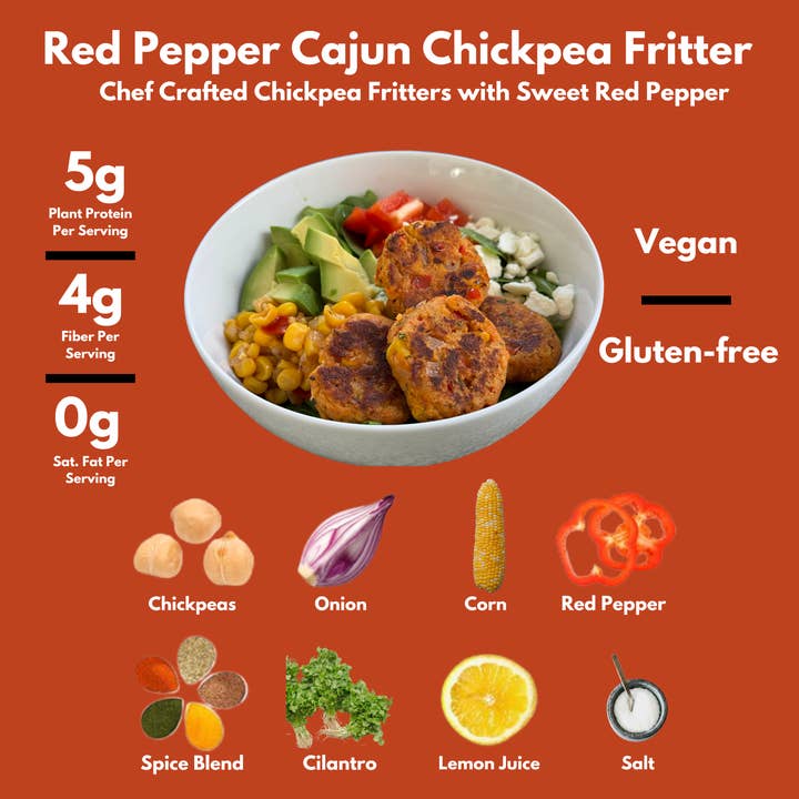 Sweet Red Pepper Fritter for wholesale by Kiss Foods LLC