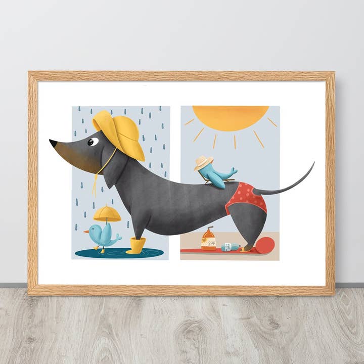 Art Print "Forecast April" for wholesale by Meet Wilma