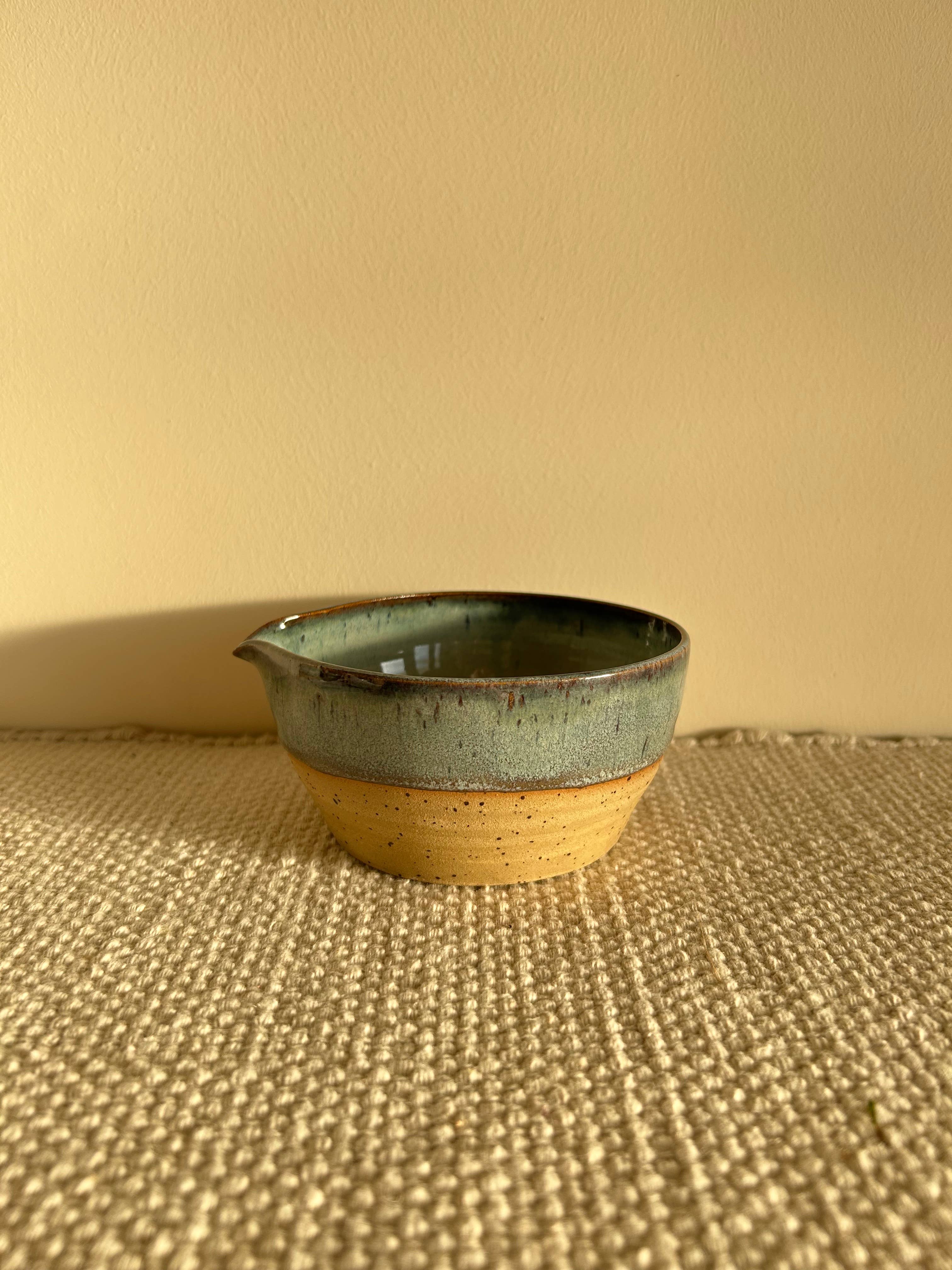 Fernweh Pottery - Wholesale Bowl - Speckled Blue Matcha Bowl3