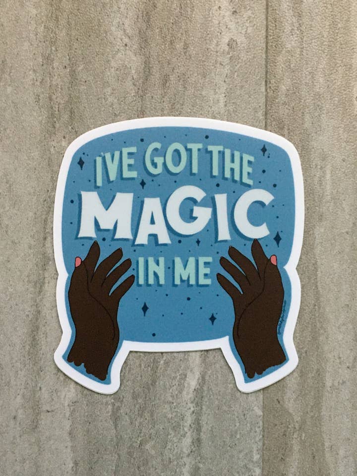 The Magic is in Me vinyl sticker for wholesale by Melody Lane Press