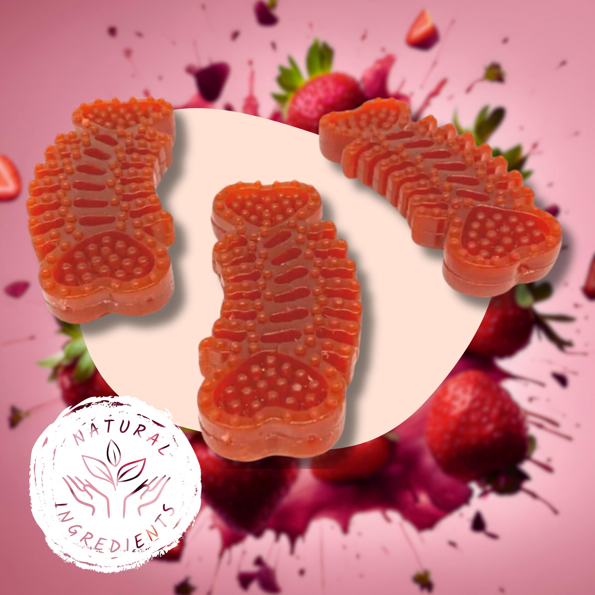 The Pets Larder – wholesale Pet treats – Dog – Strawberry & Beetroot Dental Bone Chew for Dogs0