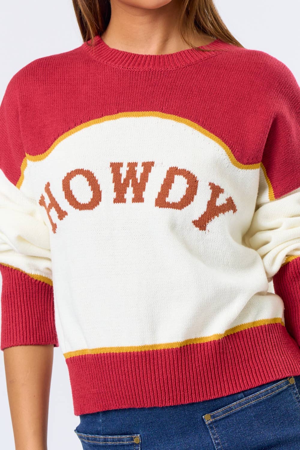 OFF WHITE IBT34606 Howdy Sweater for wholesale on Faire1