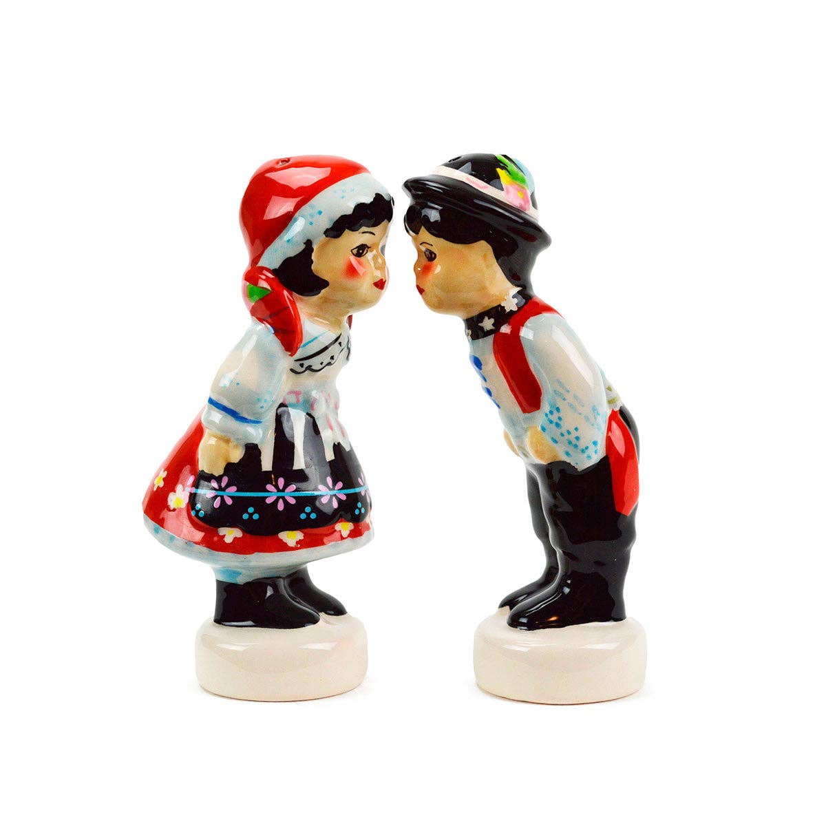 European Heritage Gifts - Wholesale Salt & Pepper Shaker Set - Ceramic Salt & Pepper Czech Couple
