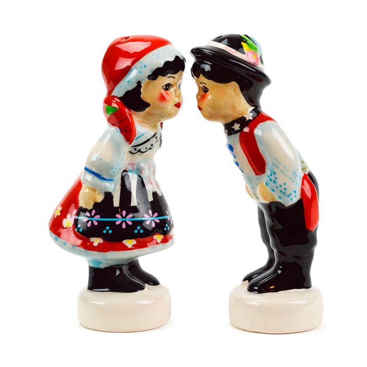 European Heritage Gifts - Wholesale Salt & Pepper Shaker Set - Ceramic Salt & Pepper Czech Couple0