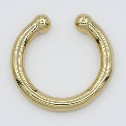 Boucles d'oreilles minimalistes en or rempli 14K | AI164 pour la vente par Aim Eternal