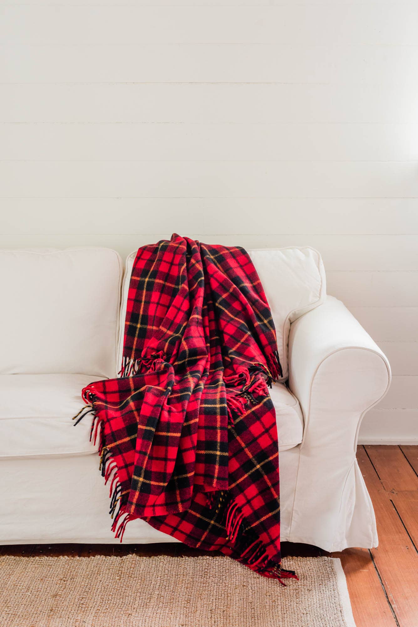 The Grampians Goods Co. - Vendita all'ingrosso Plaid - Coperta Heritage Tartan in lana riciclata16