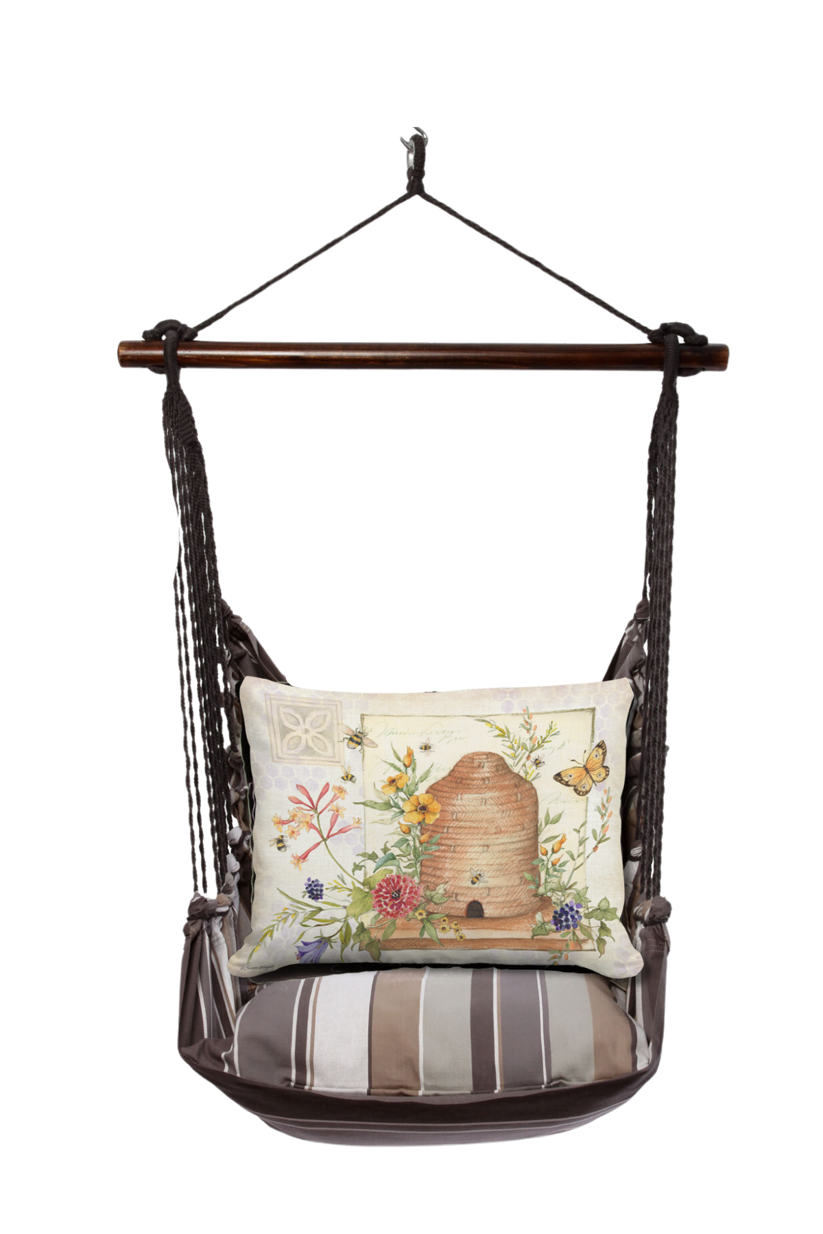 Magnolia Casual - Wholesale Swing Set - Hammock Swing 4-Piece Set indoor / outdoor - Slate Gray1