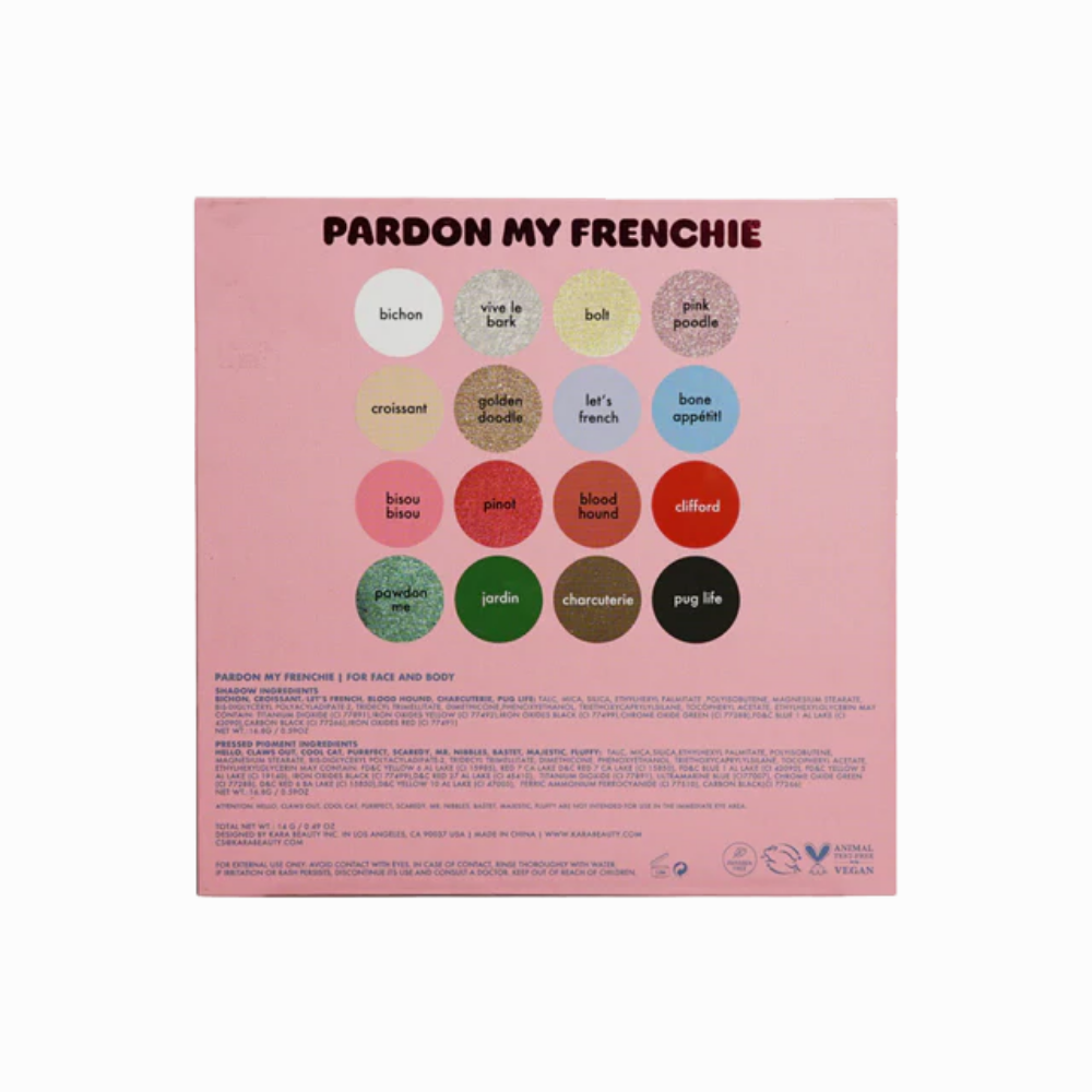 Kara Beauty - Wholesale Eyeshadow Palette - PARDON MY FRENCHIE Creative Beauty Palette6