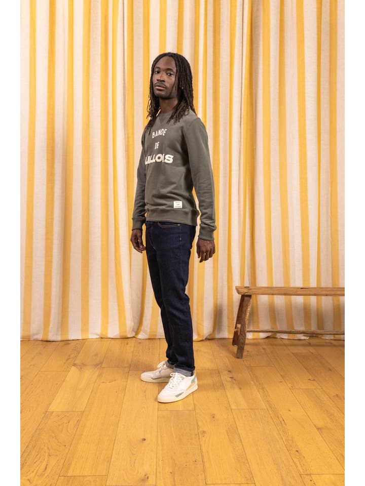 JAQK - Wholesale Graphic Sweatshirt - Men's - Lillois Grey Heather Sweatband2