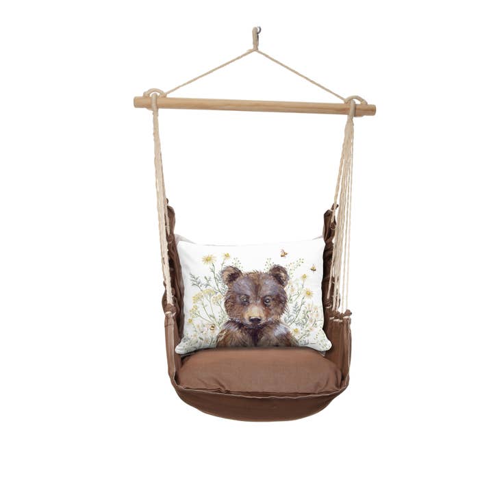 Hammock Swing 4-Piece Set indoor / outdoor - Chocolate for wholesale by Magnolia Casual