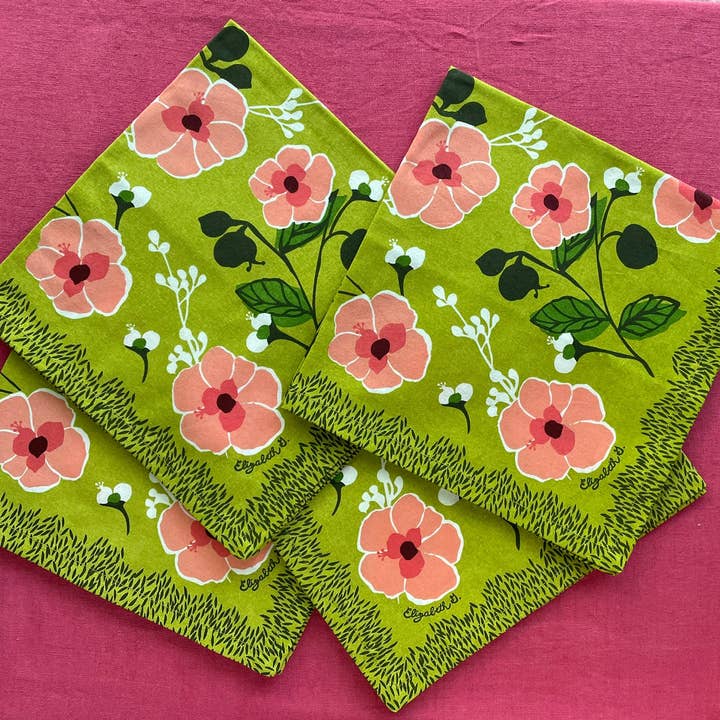 Elizabeth Grubaugh - Wholesale Dinner & Cloth Napkin - Matcha Napkin Set of 45