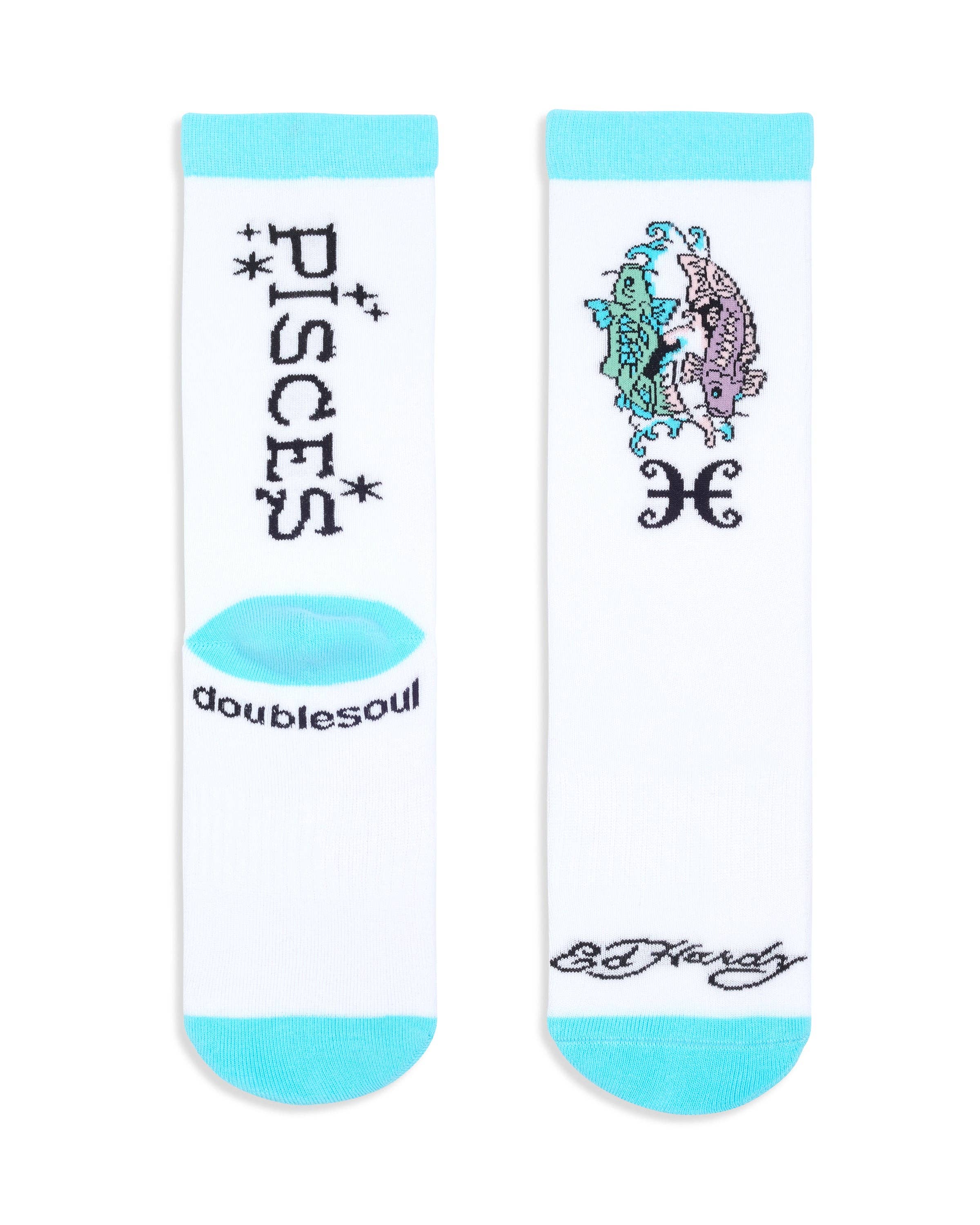 doublesoul - Vente Chaussettes – unisexe - Chaussette haute zodiaque Ed Hardy21