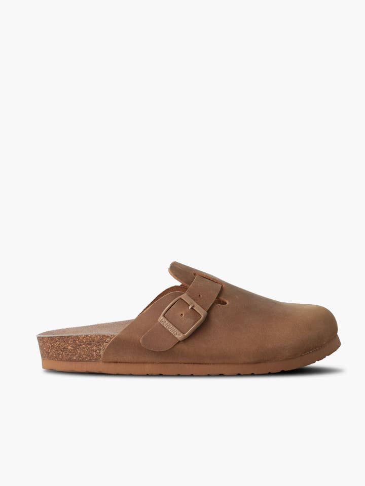 GENUINS - Wholesale Mules - Women's - RIVA OILED LEATHER CLAY UNISEX