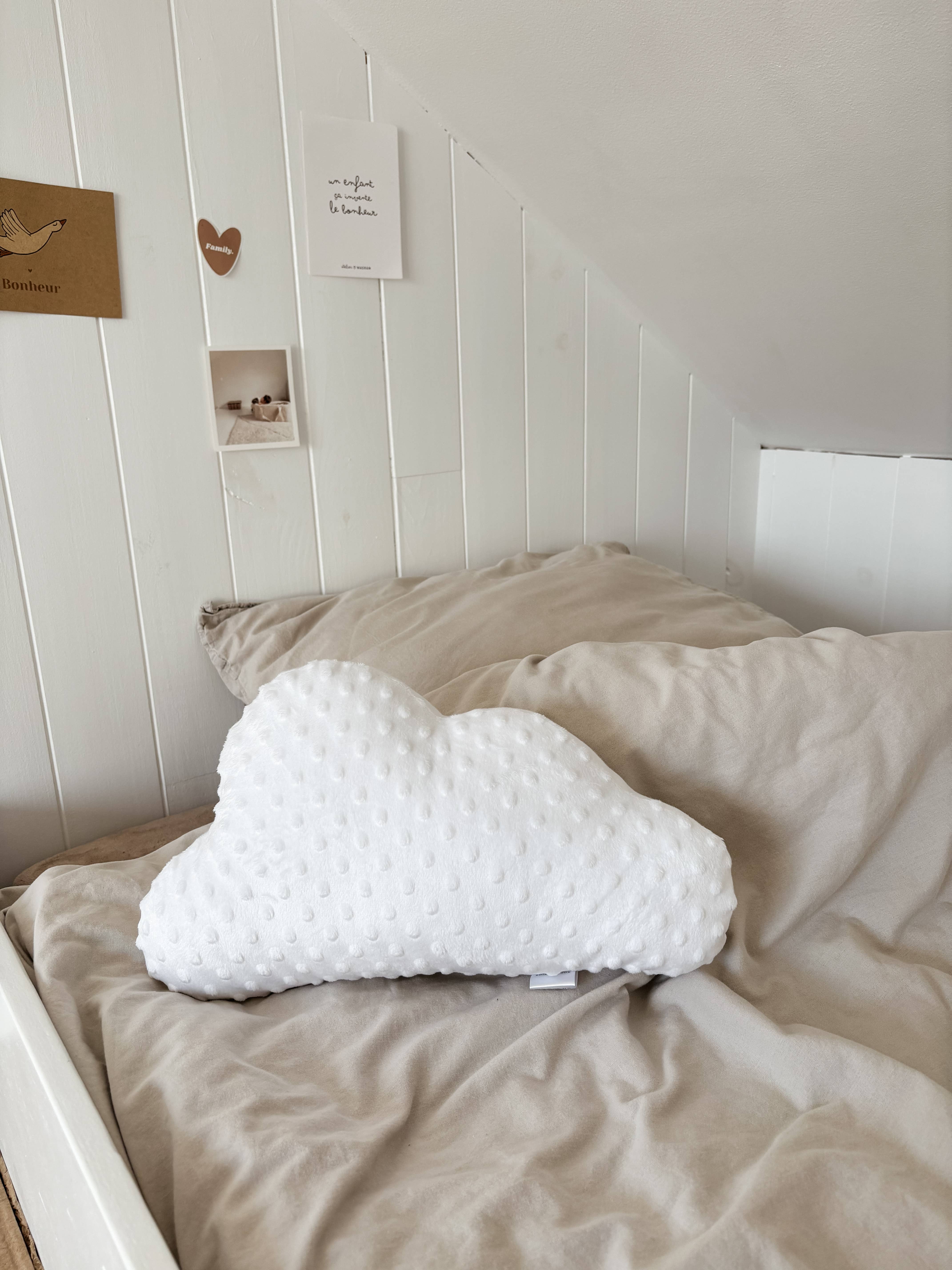 Edie & Joe - Wholesale Pillow/Cushion - Kids & Baby - White Dimple Fleece Cloud Cushions Nursery Decor1