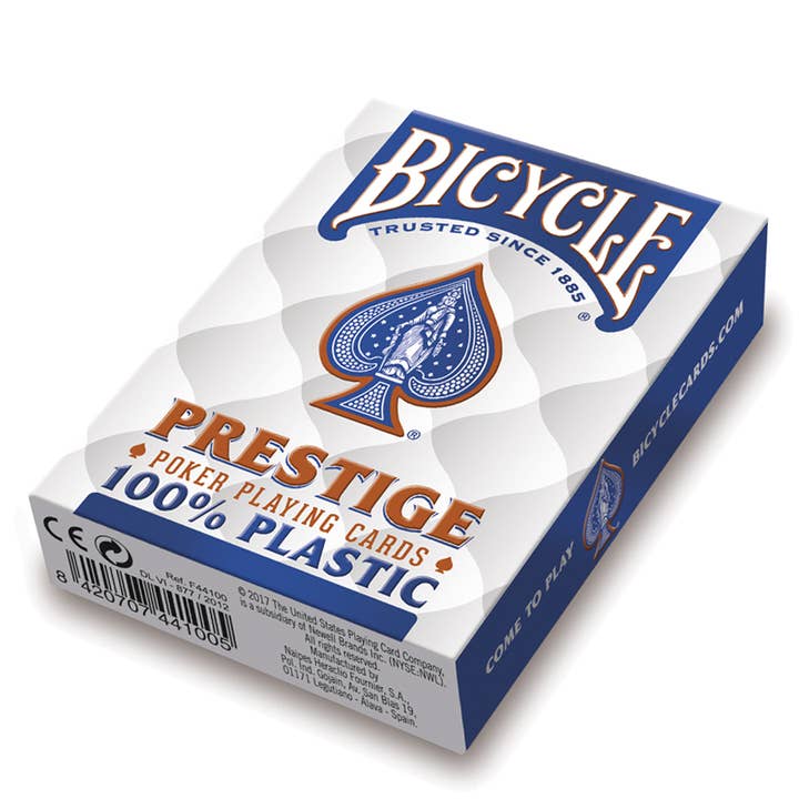 Cardshouse - Wholesale Playing Cards - Bicycle Prestige Jumbo Poker Cards (Blue)