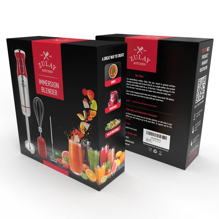 Zulay Kitchen - Wholesale Blender - Immersion Blender Handheld 500W - 8 Speed16