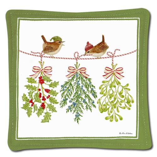 Alice's Cottage - Wholesale Coasters - Single Spiced Mug Mat S11-375 Winter Swag0