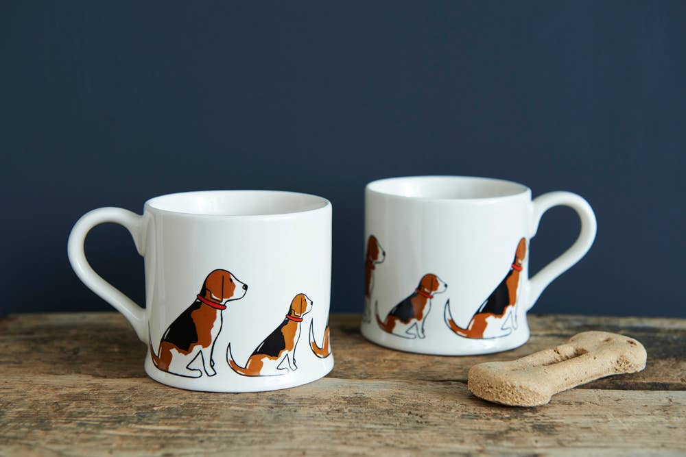 Sweet William Designs - Wholesale Coffee Mug - Mischievous Mutts Dog Mug - Beagle2