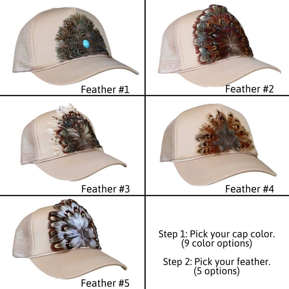 Willow Lane Hat Co. - Wholesale Trucker Hat - Women's - Feathered Trucker Caps2