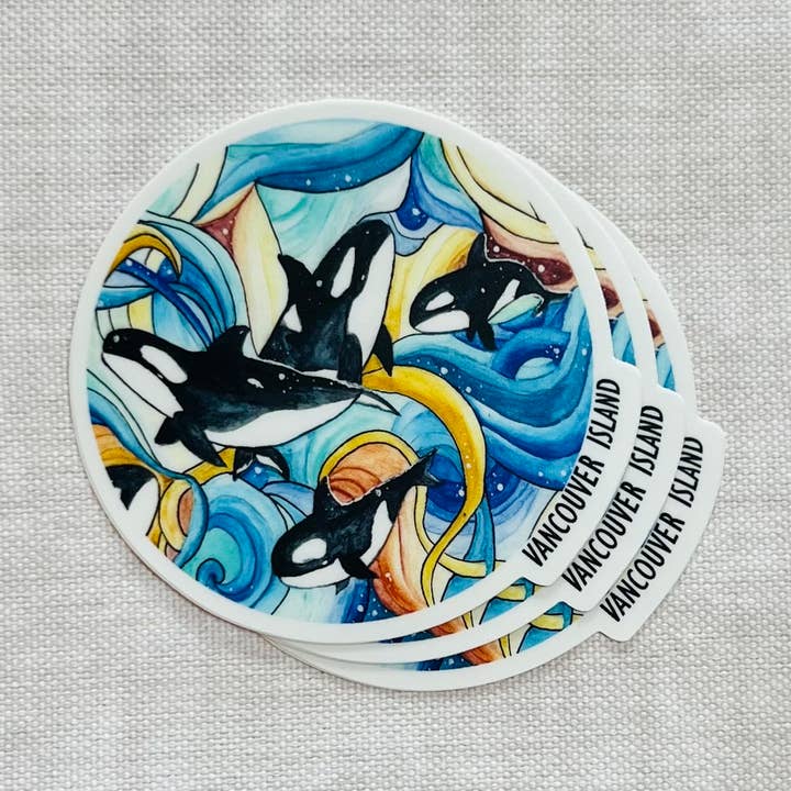 Pegatinas de Baile de Orca para venta al por mayor de LittleThaoStudio