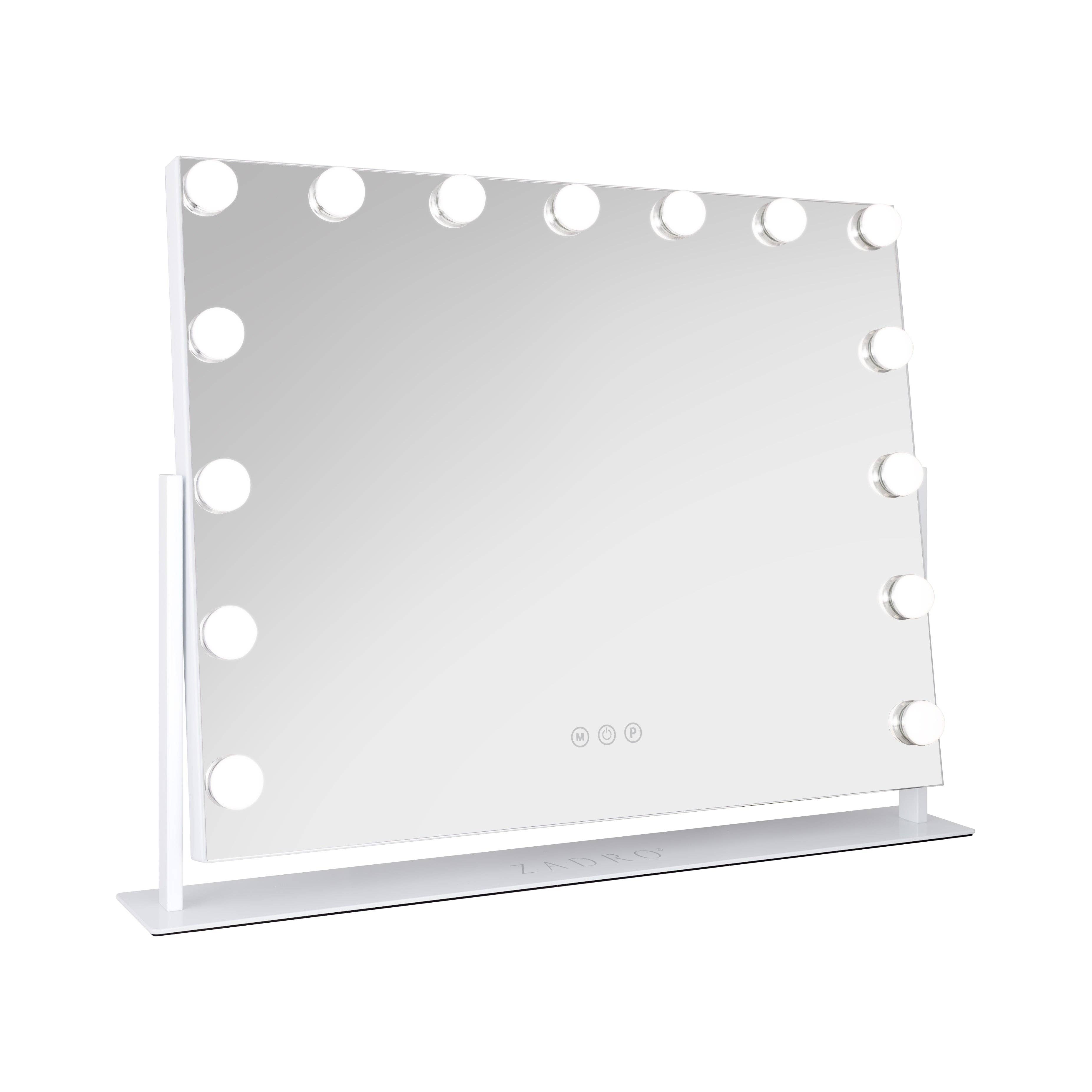 Zadro, Inc. - Wholesale Makeup Mirror - 15 LED Light Bulb Hollywood Makeup Mirror - 25" x 20"