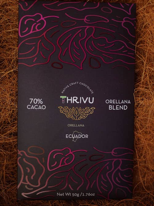 THRIVU Orellana Blend 70% for wholesale by THRIVU NATIVE CRAFT CHOCOLATE