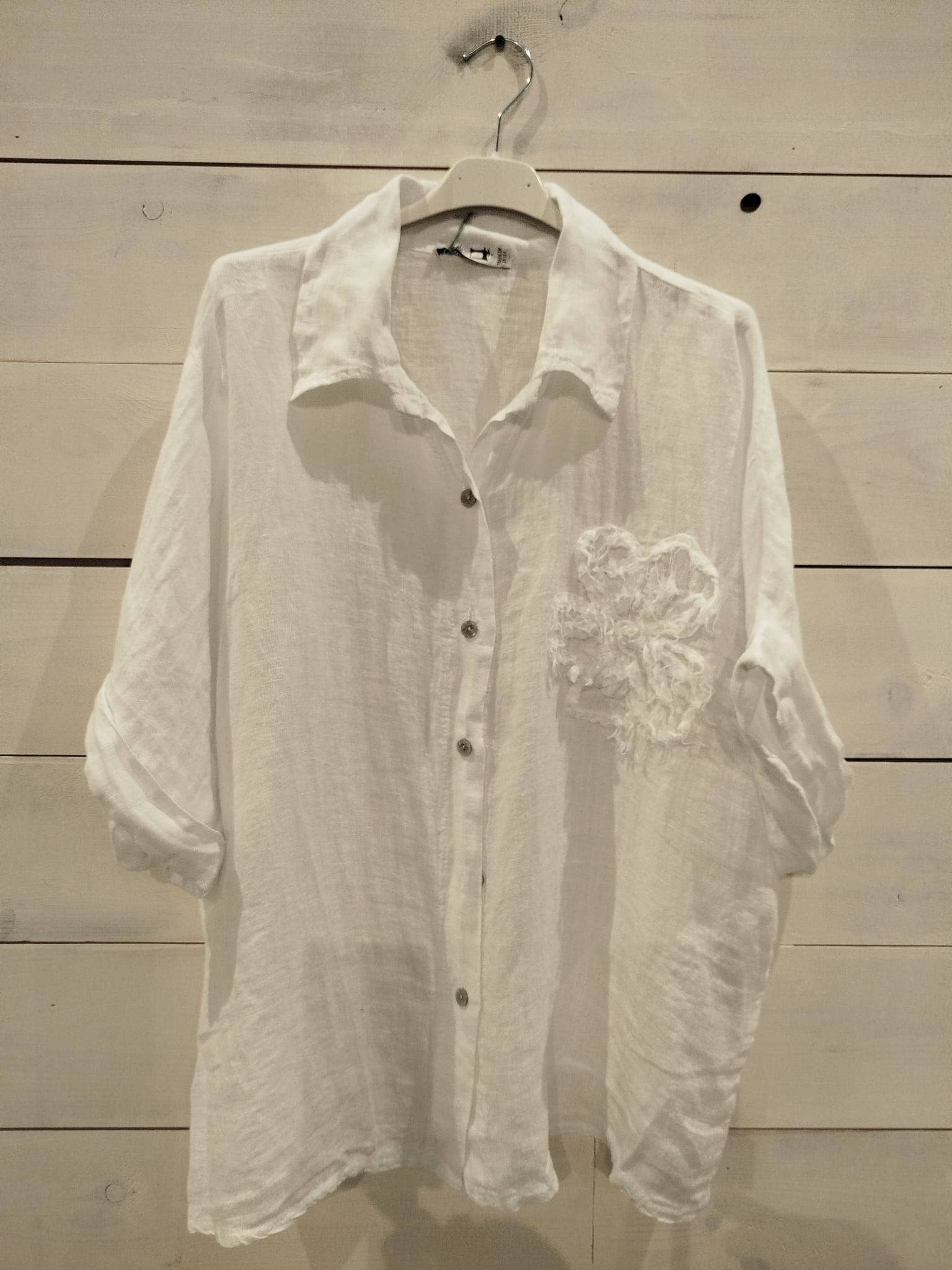 Linos y Textiles - Venta al por mayor Camisa con botones - Mujer - REF: 20341 Camisa Flor6