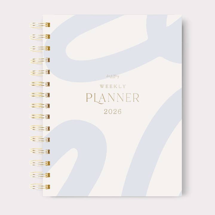 Spiral A5 Planner 2026 Calm Current for wholesale by Love & Story Design