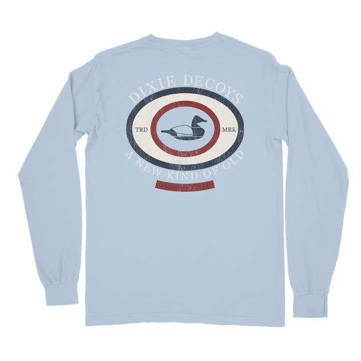Dixie Decoys - Wholesale Screen Printed T-Shirt - Men's - Vintage Logo Tee L/S