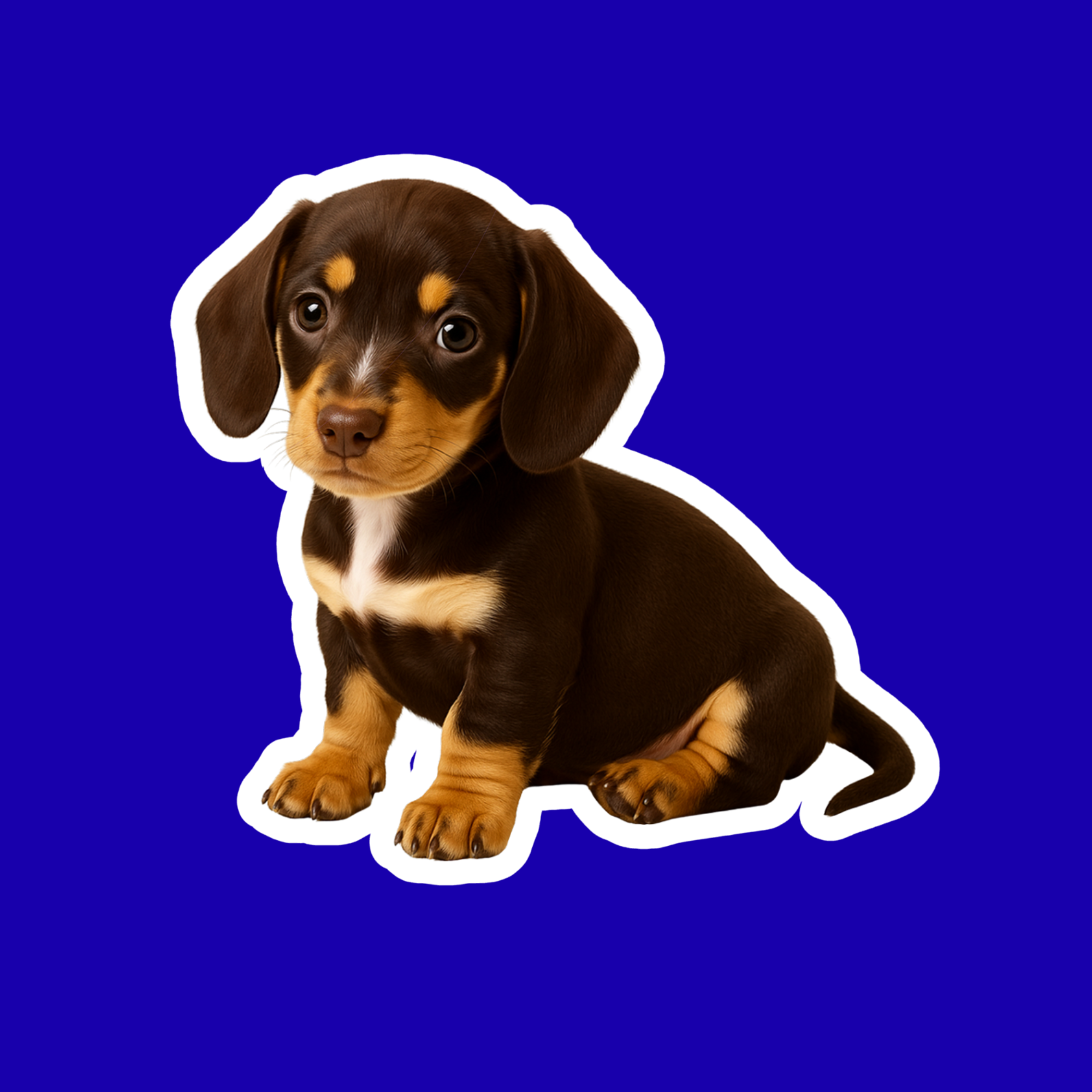 Designs by Mysh - Vente Autocollant - Autocollant Chien Teckel | Autocollant Vinyle Découpé Chien Saucisse Mignon | Autocollant Imperméable pour Ordinateur Portable, Bouteille d'Eau, Journal – Variations de Couleurs Multiples7