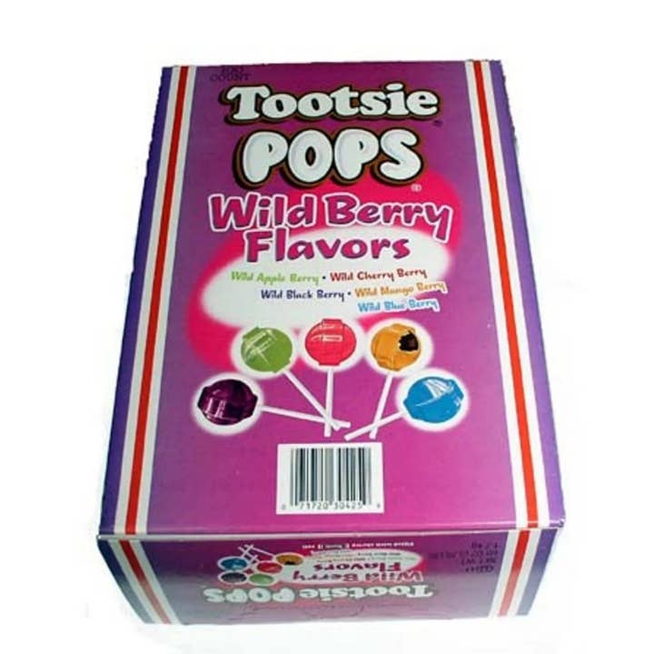 Tootsie Pop Wild Berry Lollipops - 100ct for wholesale by I Got Your Candy