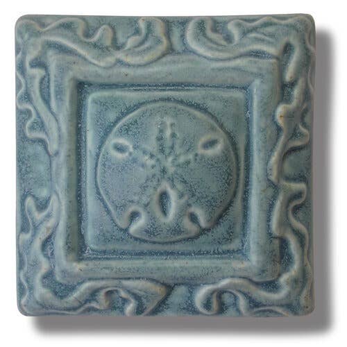 Whistling Frog Tile Inc. - Wholesale Wall Tile - Sand Dollar Art Tile 4x4"3