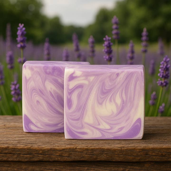 Lavender Essential Oil Bar Soap for wholesale by The Skin Candy